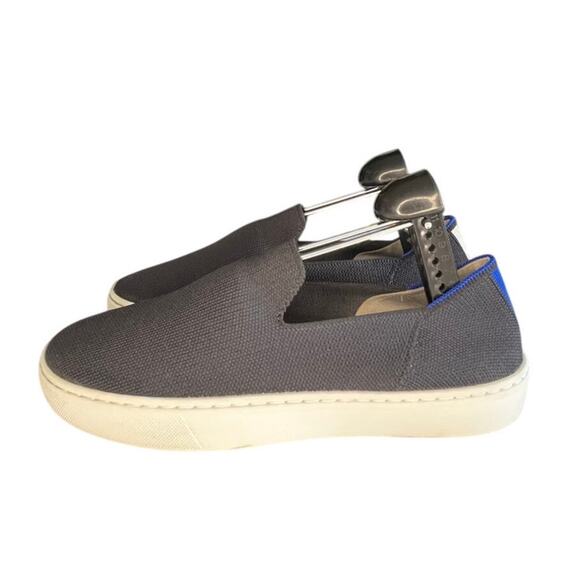 Rothy's Womens Original Slip On Sneaker Size 8.5 Blue White - Picture 1 of 6